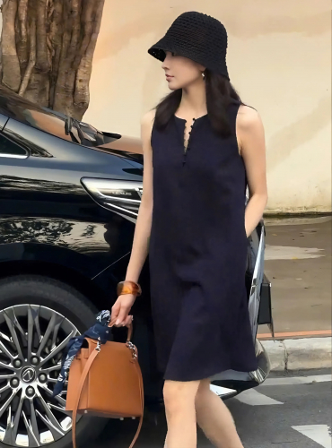 Makata Dress_Xanh Than